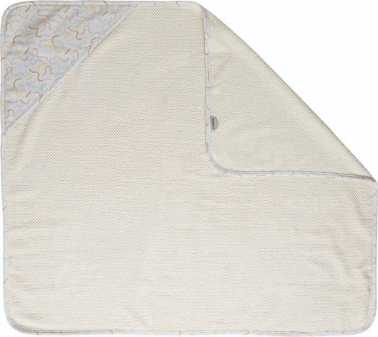 Luma Hooded Bath Cape Half Moon – Multi Lines