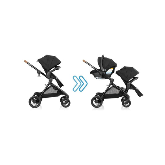 Evenflo: Pivot Xpand NXT Travel System with LiteMax NXT Infant Car Seat | Single-to-Double Stroller