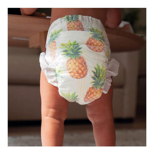 PureBorn Size 5 - Extra Large Tape Bamboo Diapers (11-18kg)