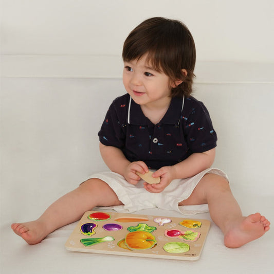 Classic World Wooden Vegetable Puzzle