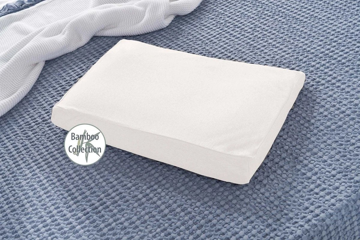 THERALINE Children's Pillow – Cloud White (Bamboo / Microbeads TOP)