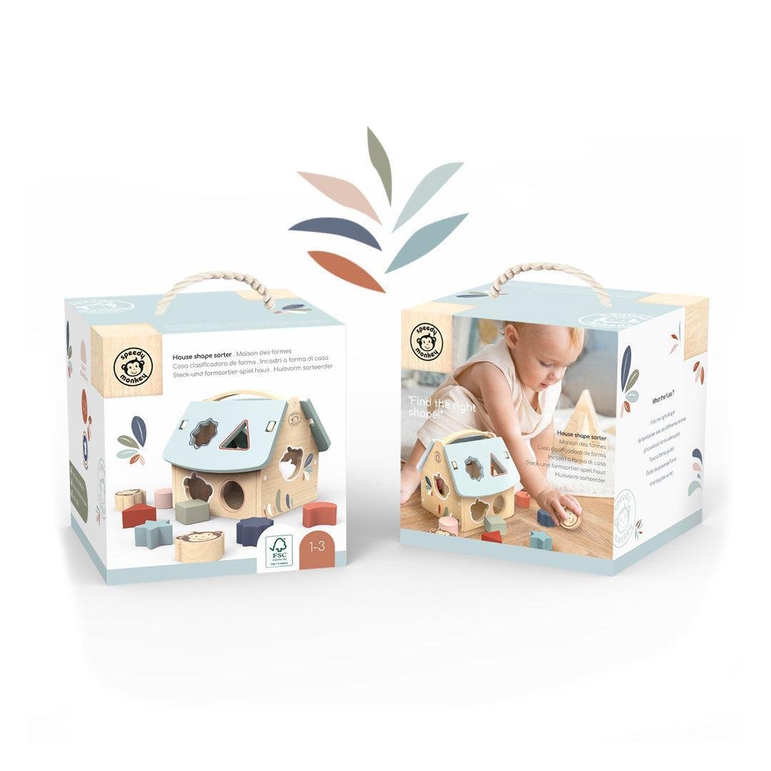 Speedy Monkey House Shape Sorter