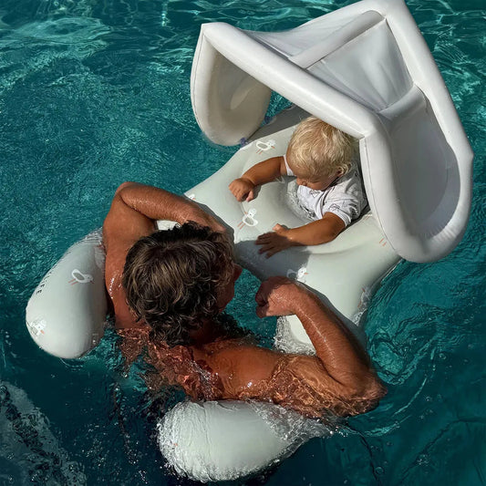 Sunnylife Float Together Baby Seat & Caregiver Dual Float - Sammy the Seagull
