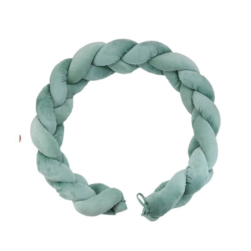 Braided Crib Bumper Saige