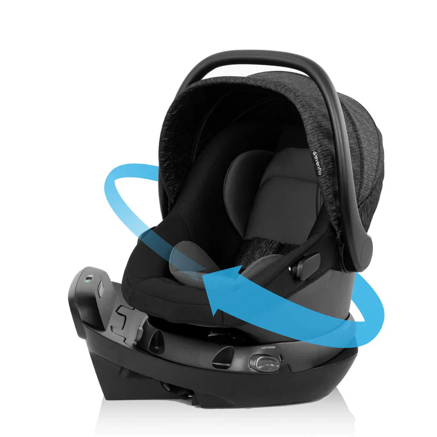 Evenflo Shyft Intuiti Travel System with Revolve180 LiteMax NXT