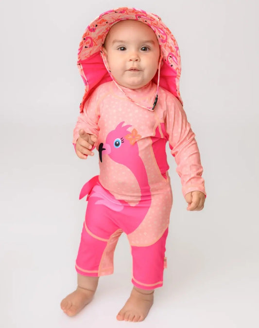 Zoocchini Surf Suit UPF50 Franny the Flamingo