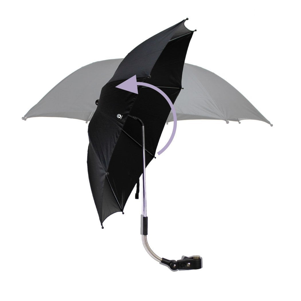 Stroller Parasol Umbrella – UPF 50+ (Black)