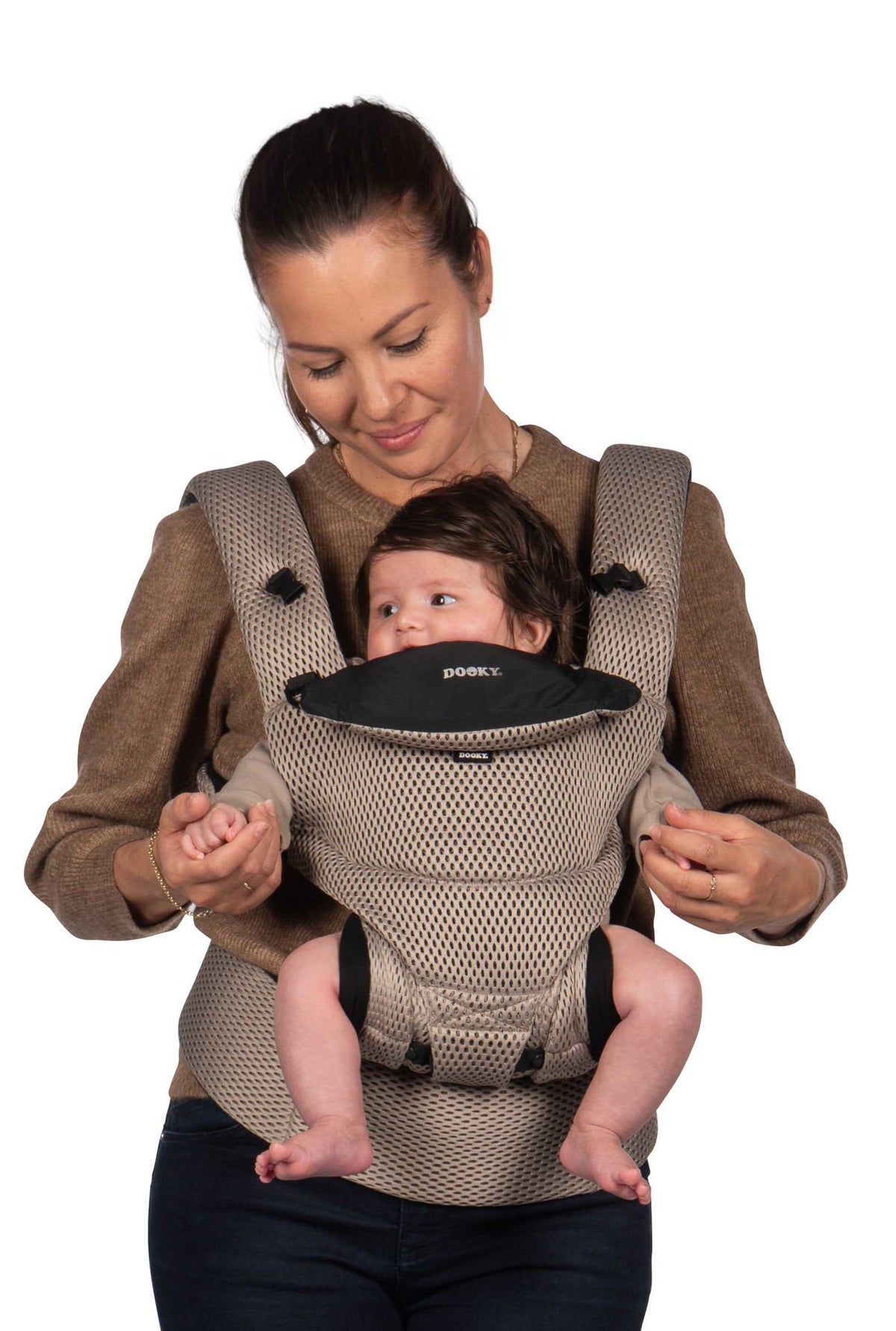 Urban Comfort Ergonomic Baby Carrier – Beige Desert