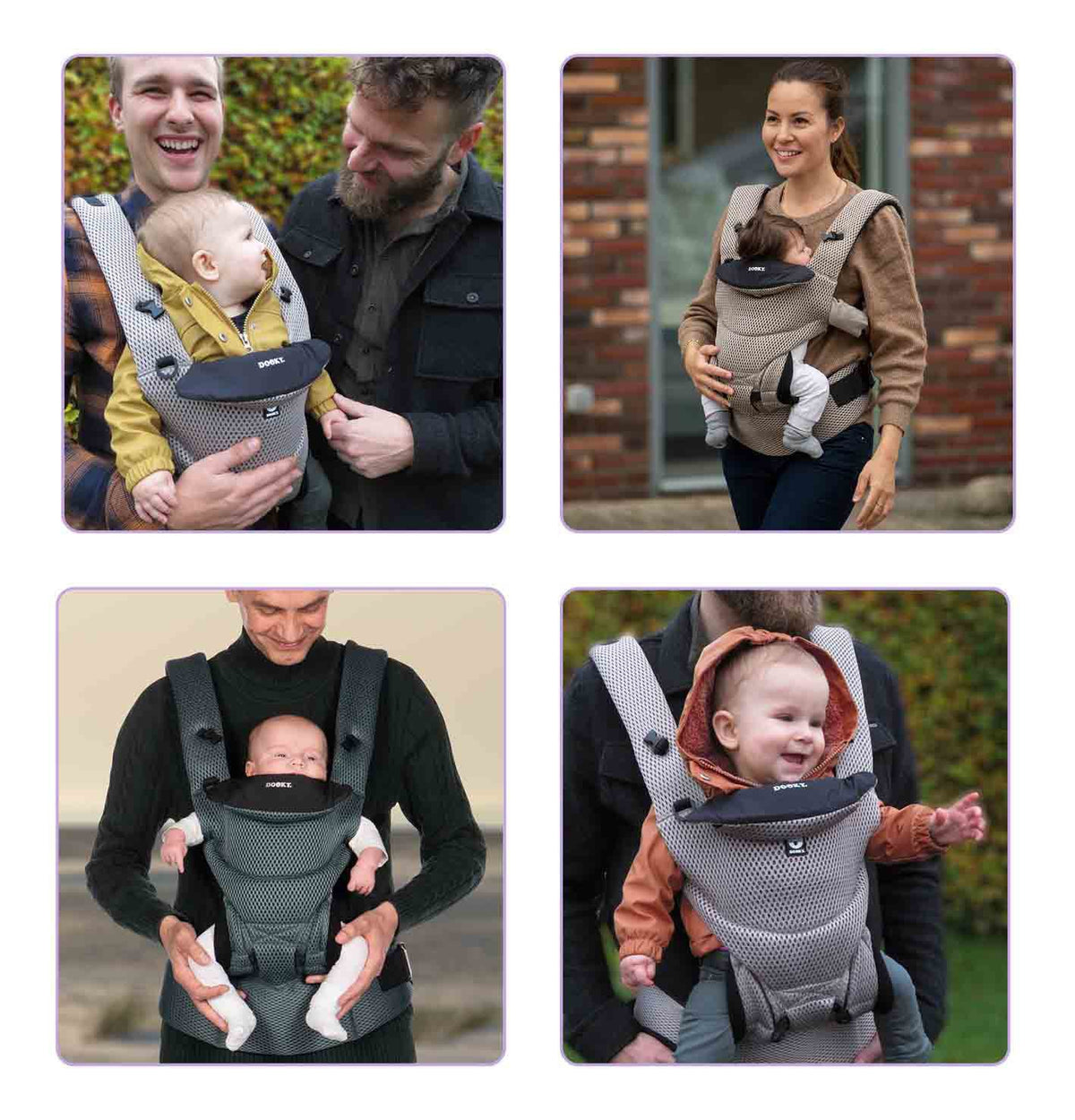 Urban Comfort Ergonomic Baby Carrier – Black