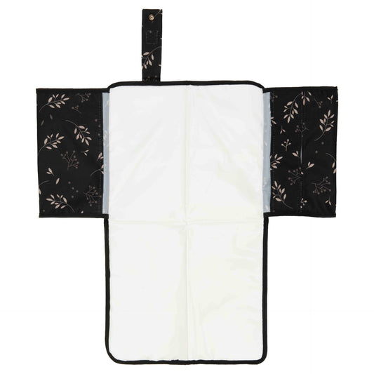 3-in-1 Changing Pack – Romantic Leaves Black