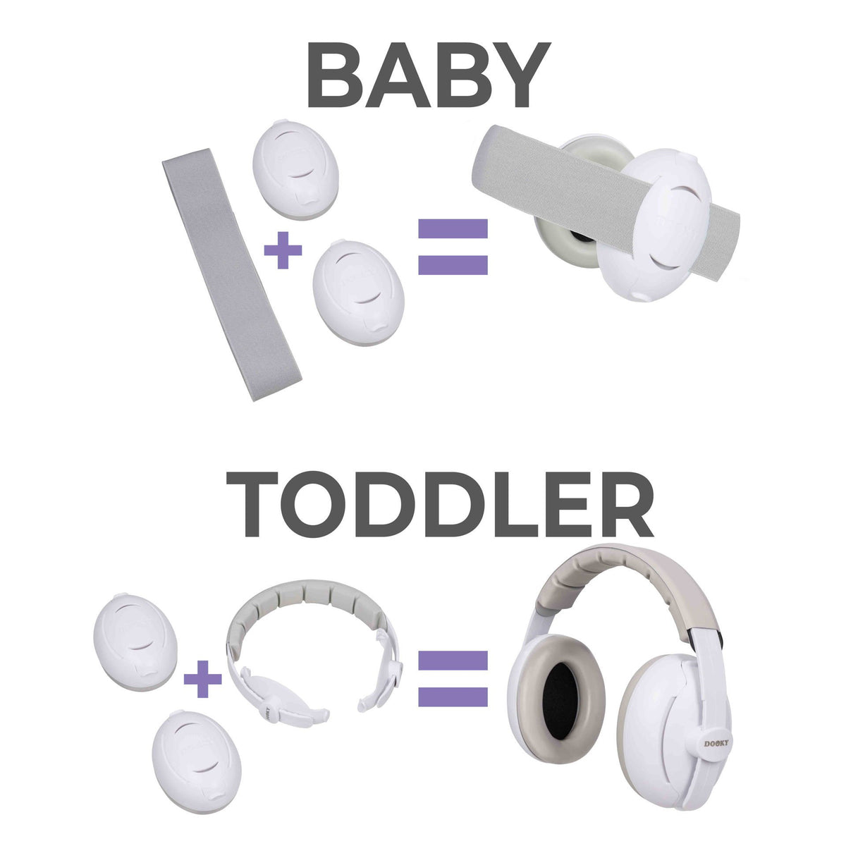 Dooky 2-in-1 Ear Protection – Baby & Junior