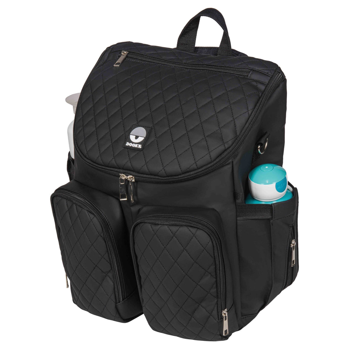 2-in-1 Diaper Backpack – Black