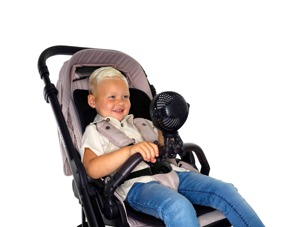 Deluxe Stroller Fan – 360° Flexible Clip-On