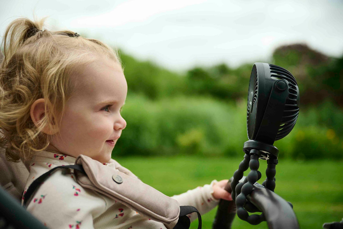 Deluxe Stroller Fan – 360° Flexible Clip-On