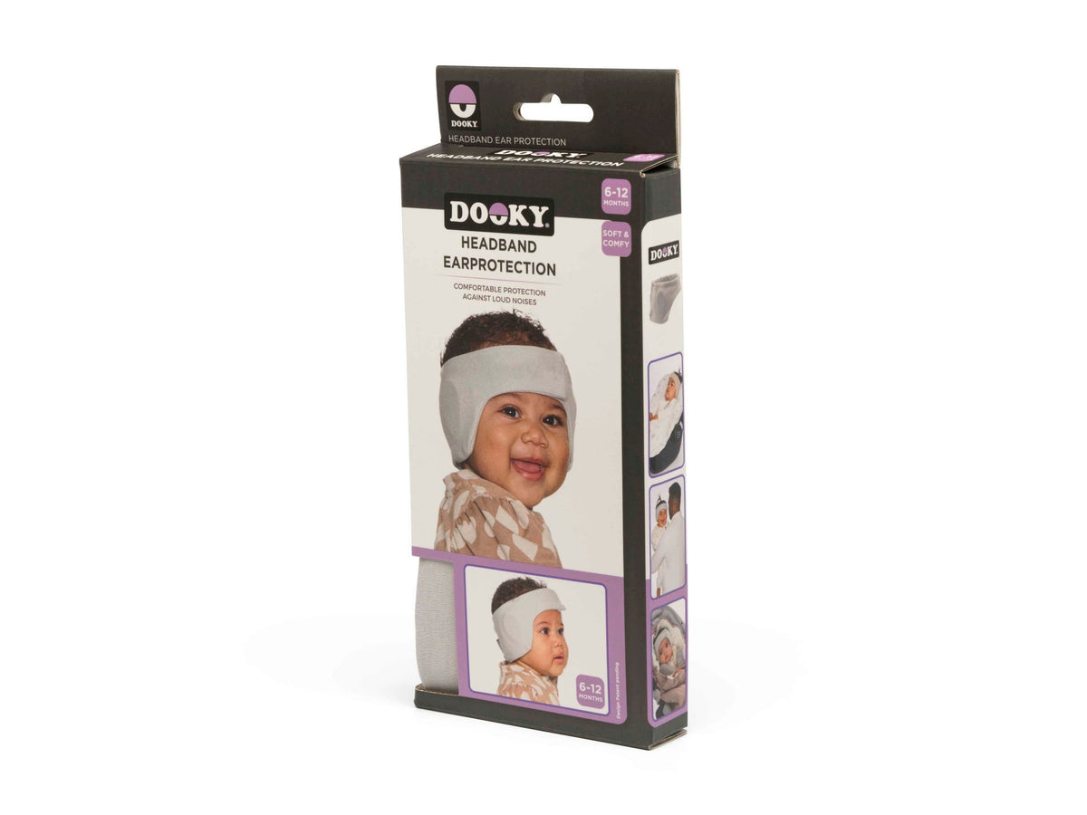 Headband Baby Ear Protection – 6 to 12 Months (Grey)