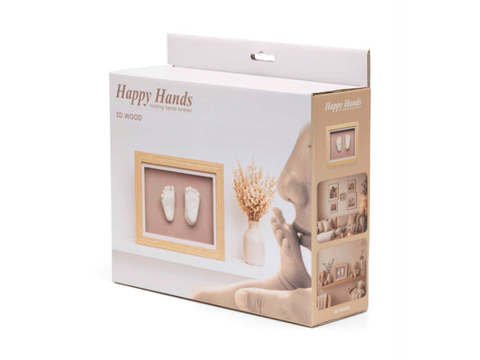 Happy Hands 3D Deluxe Casting Set – Natural Wood Frame