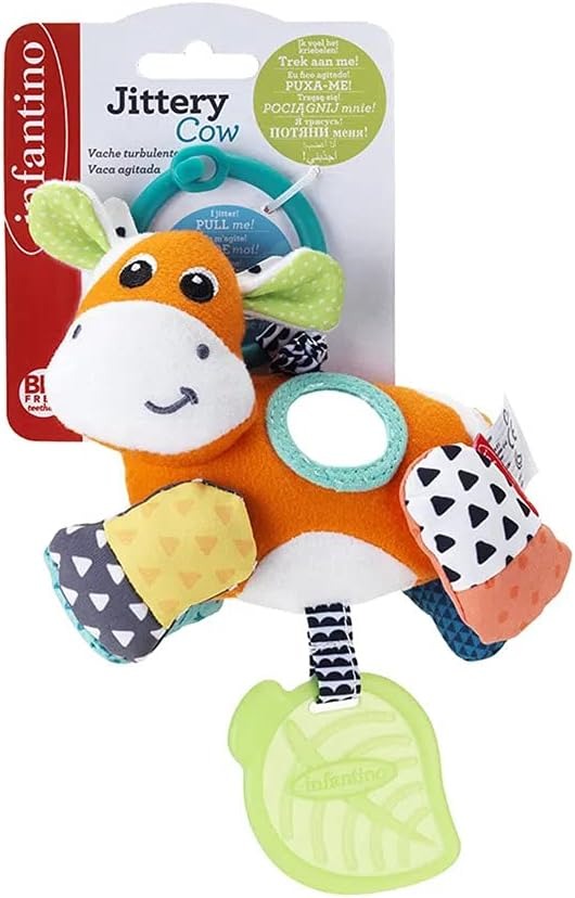 Infantino Jittery Cow - A Moo-ving Adventure for Little Hands!