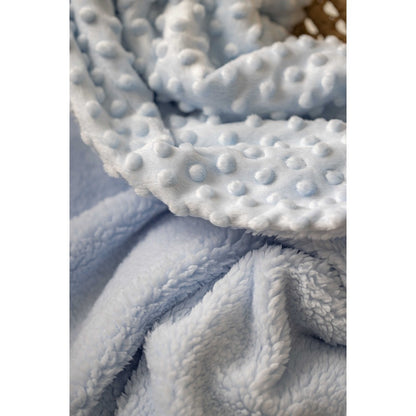 Bubble & Lamb Blue Blanket