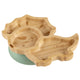 Citron Dinosaur Bamboo Plate