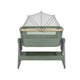 KikkaBoo: Bedside Crib Nanna 2 – Army Green