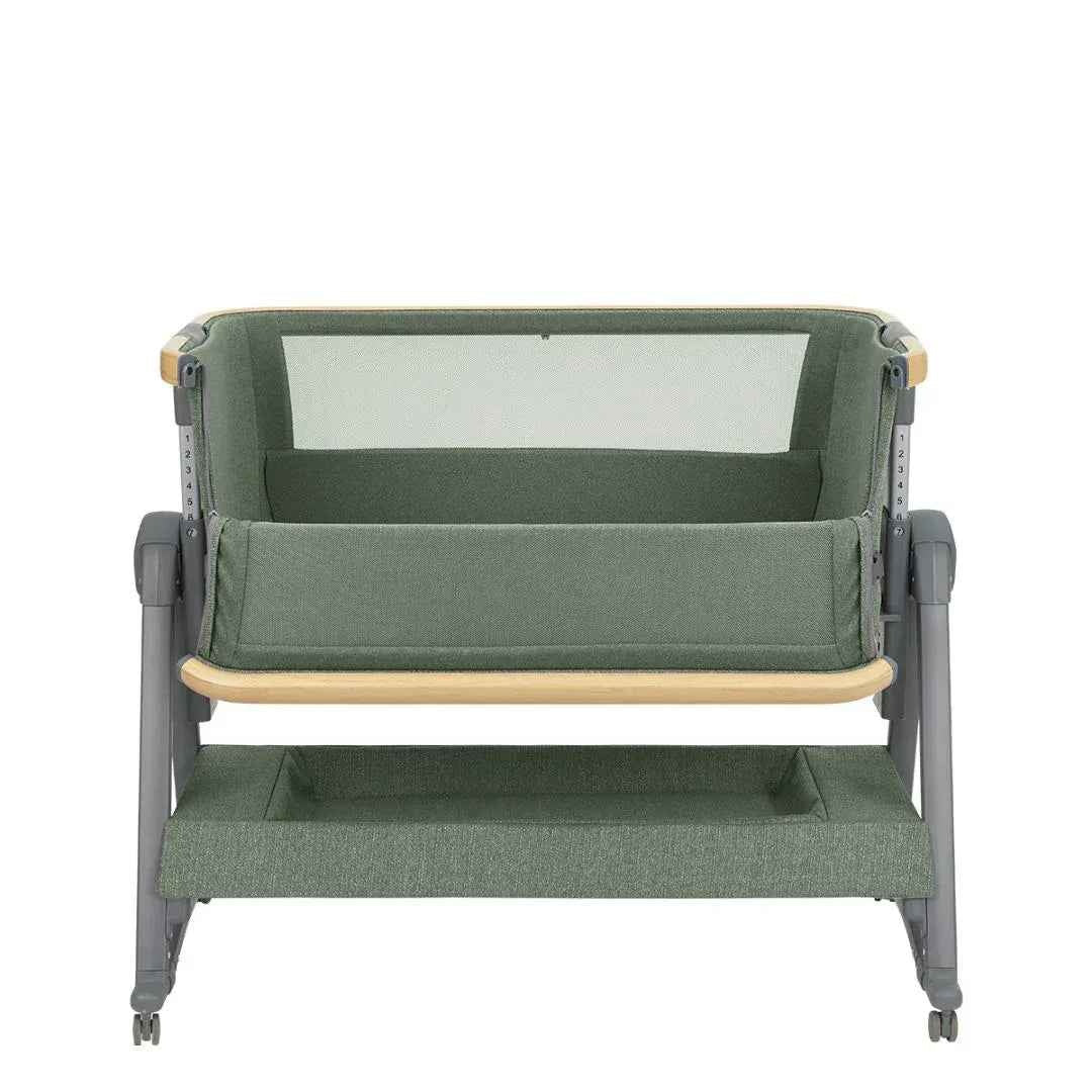 KikkaBoo: Bedside Crib Nanna 2 – Army Green