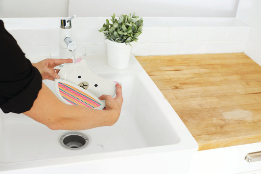Zoo Fold & Go Silicone Bib