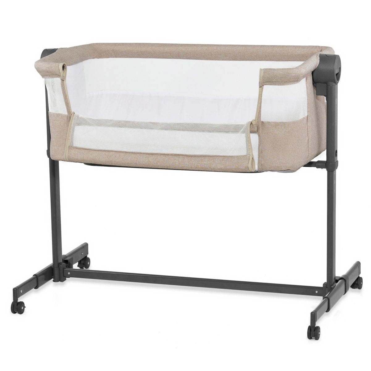 Kinderkraft: NESTE UP 2 Bedside Co-Sleeper & Travel Cot - Beige
