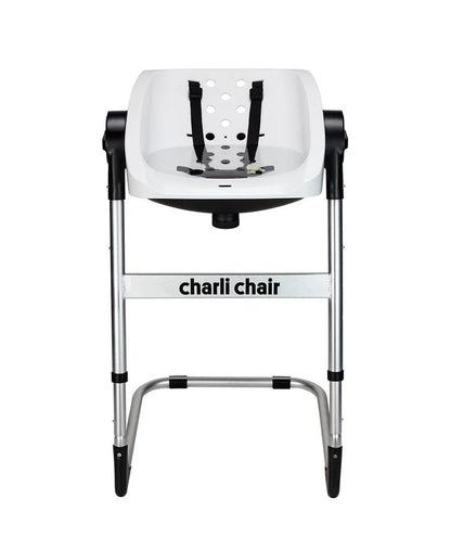 CharliChair 2-in-1 Baby Bath Chair - White