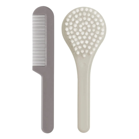 LUMA Brush and Comb Set – Almond / Ecru
