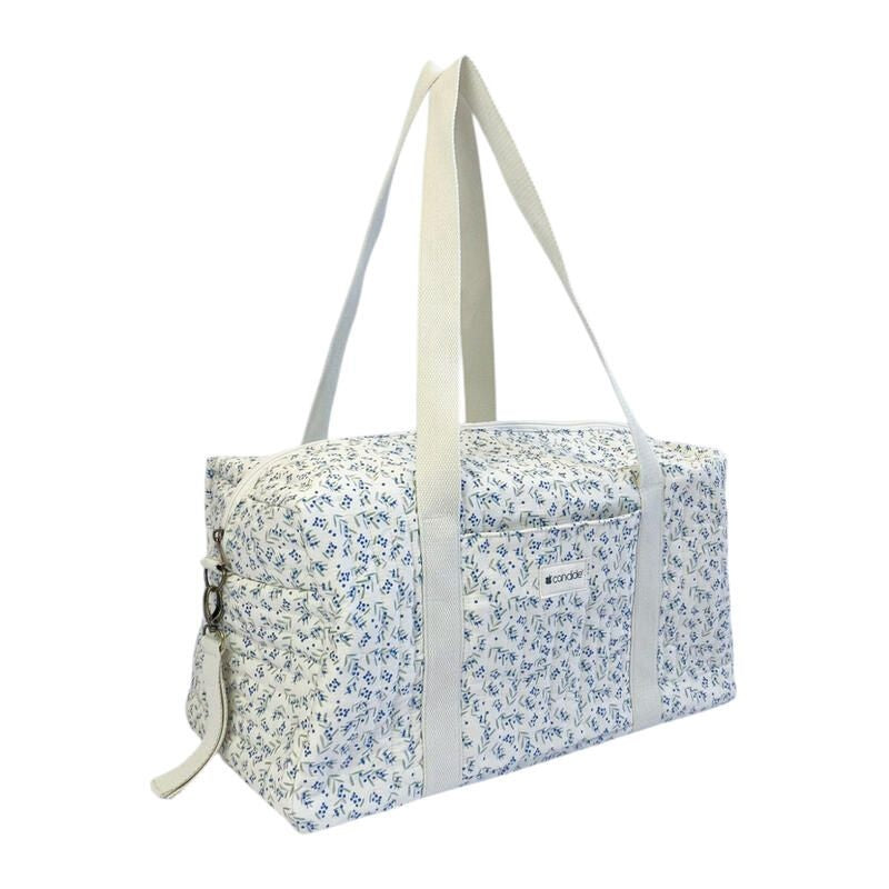 Candide: Blueberry Quilted Diaper Bag (Sac à Langer)