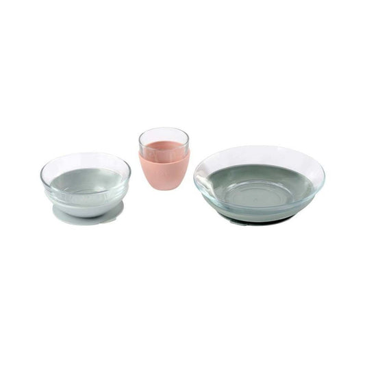 Béaba Eucalyptus Glass Meal Set