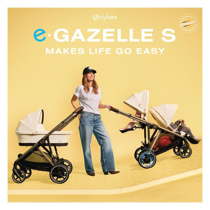Cybex e-Gazelle S Stroller - Almond Beige