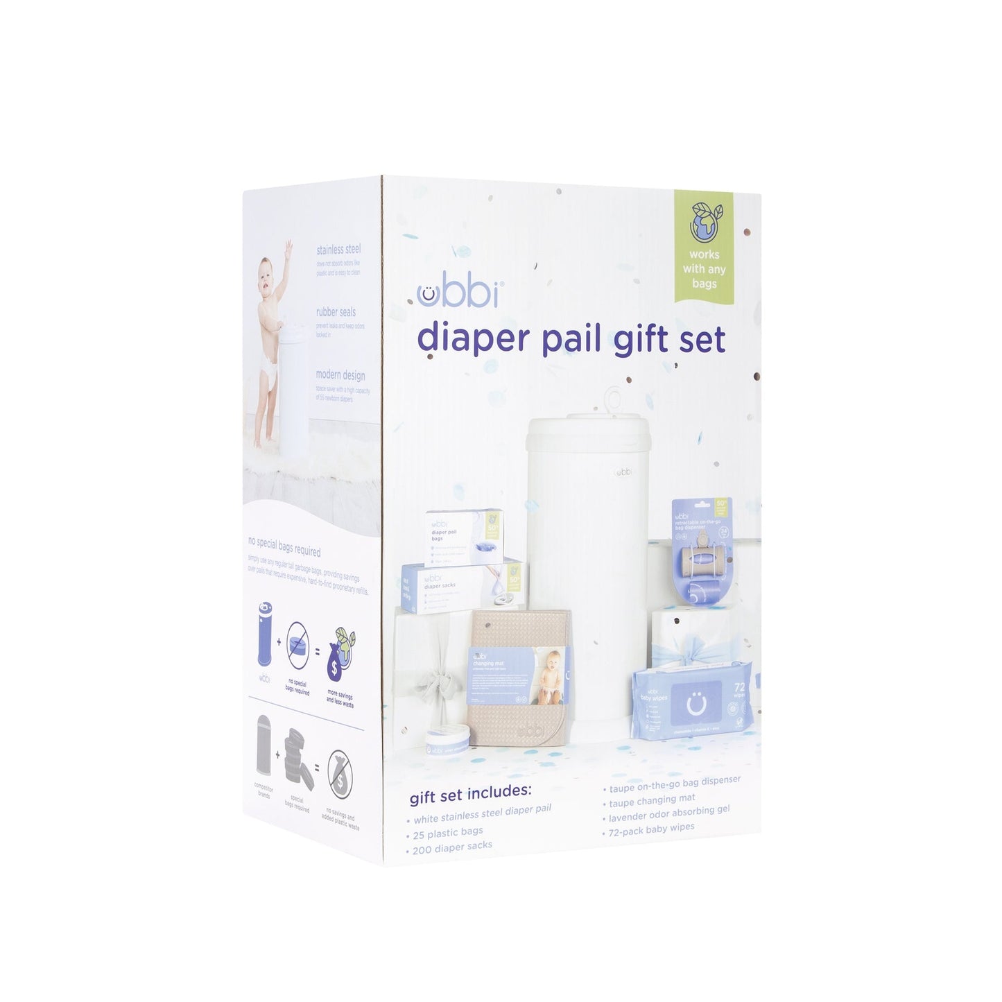 Ubbi: Diaper Pail Gift Set