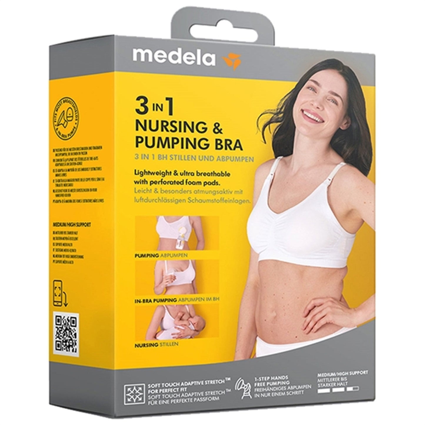 3 In 1 Pumping & Nursing Bra - Medium