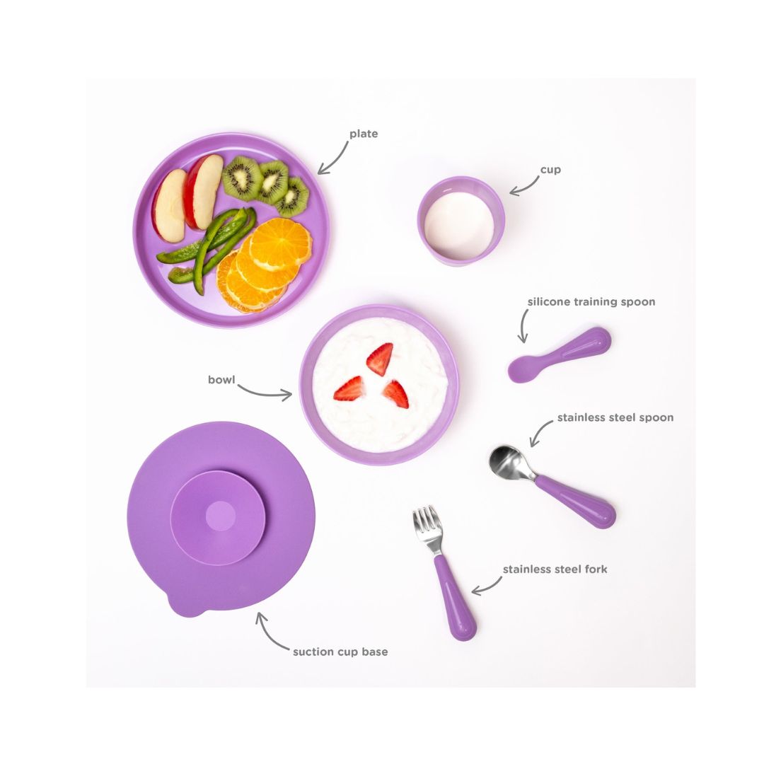 Ubbi: 7-Piece Toddler Feeding Set