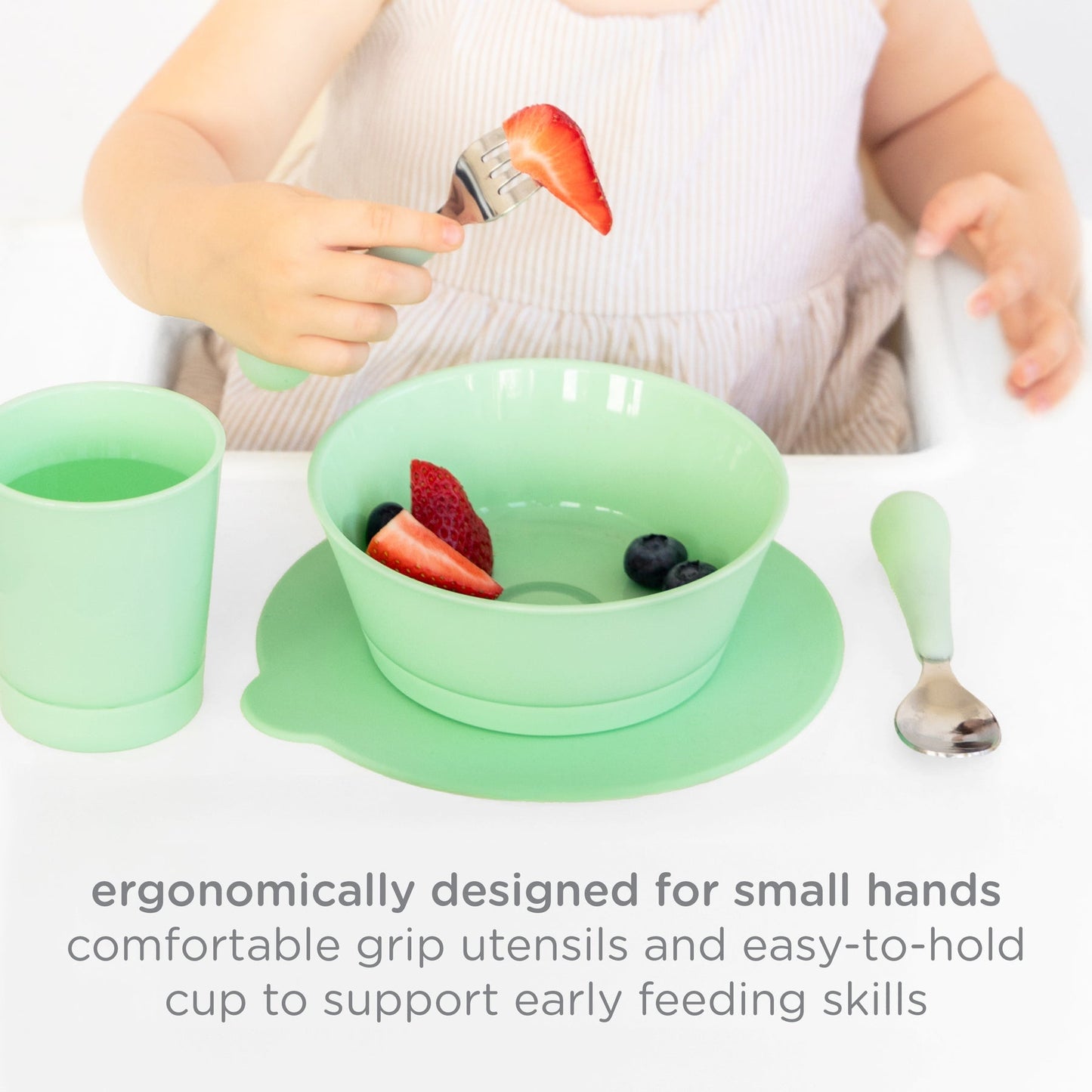 Ubbi: 7-Piece Toddler Feeding Set