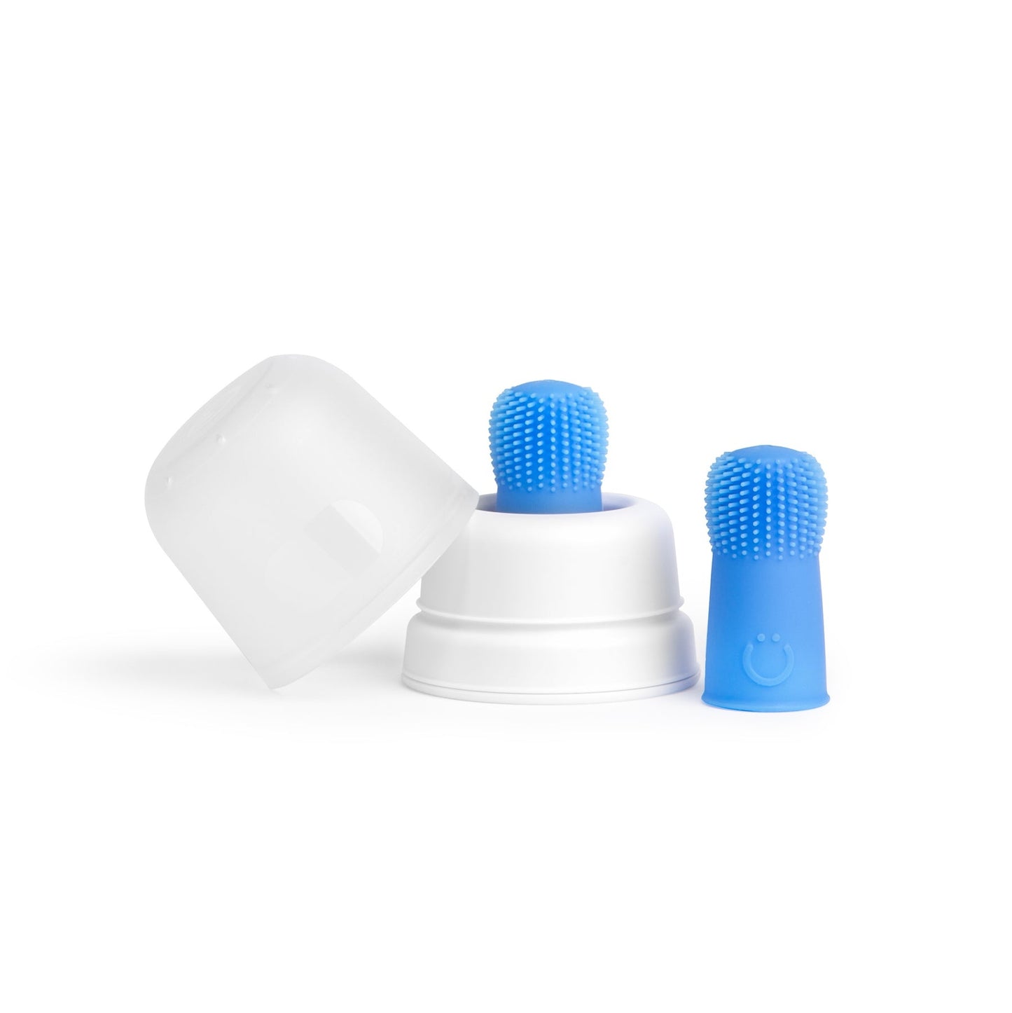 Ubbi: Toddler Training Toothbrush Set – Polaris Blue & Zest Green
