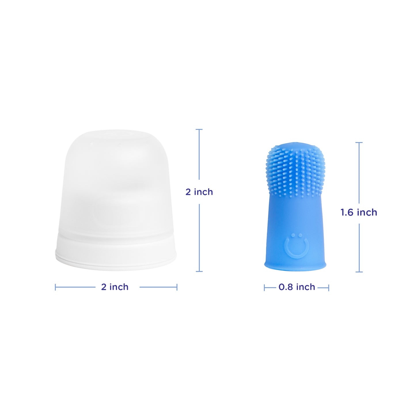 Ubbi: Toddler Training Toothbrush Set – Polaris Blue & Zest Green
