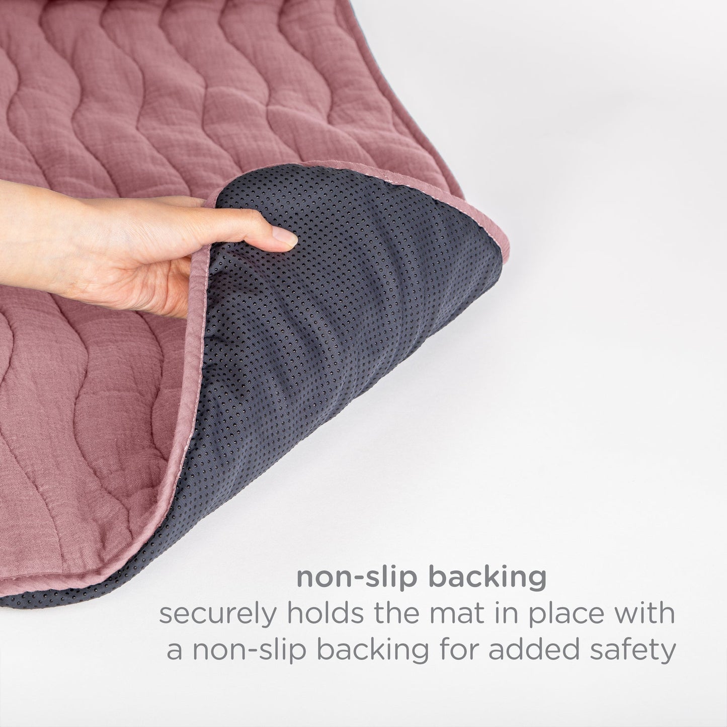 Padded Floor Mat & Washable Muslin Cover
