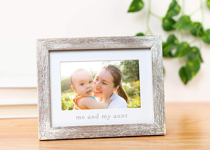 Me and My Aunt Sentiment Frame Rustic