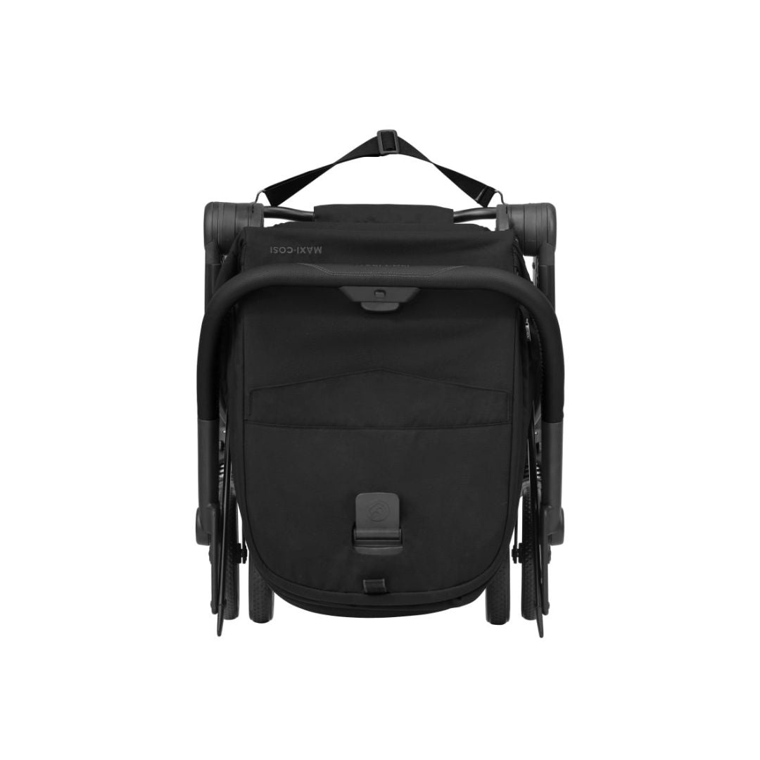 Maxi-Cosi: Leona 2 Stroller – Twillic Black (Black Frame / Leatherette Detail)