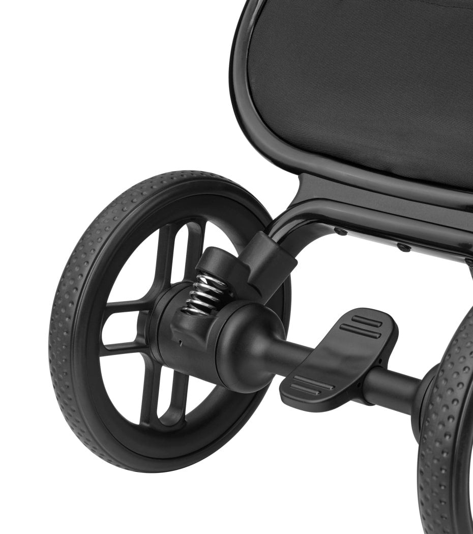 Maxi-Cosi: Leona 2 Stroller – Twillic Black (Black Frame / Leatherette Detail)