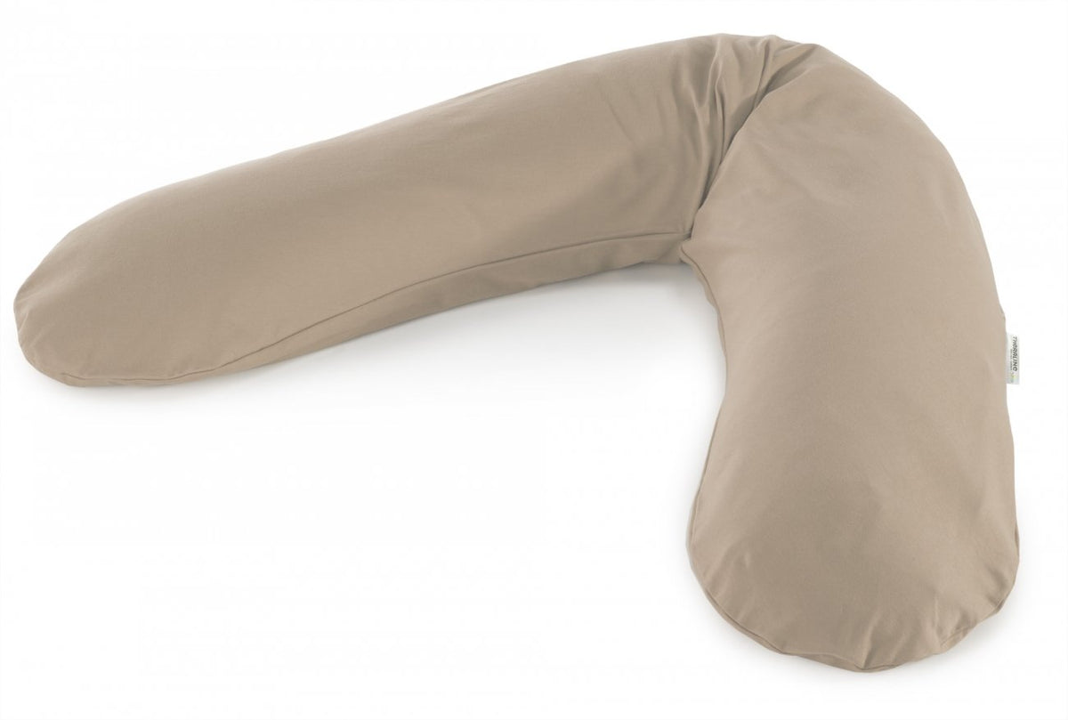 THERALINE Maternity & Nursing Pillow Cover – Cappuccino Jersey