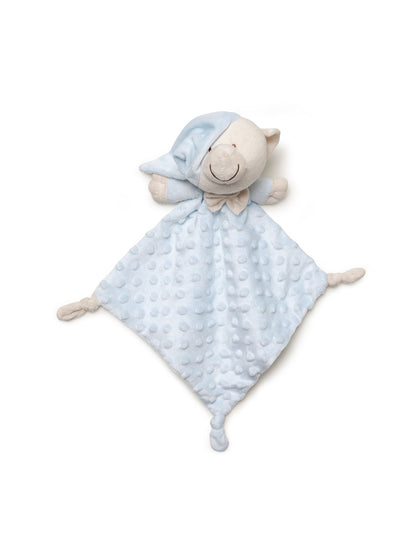 Interbaby Baby Blanket with Blue Doudou Bear