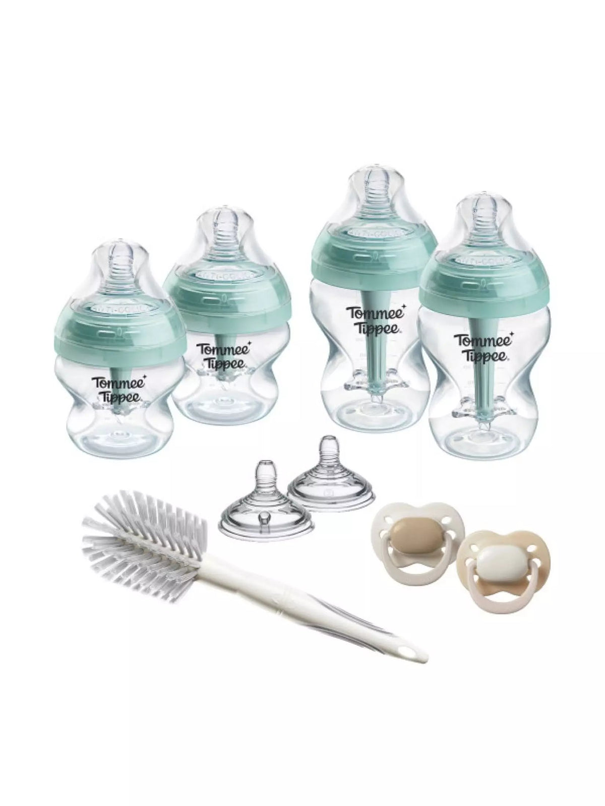 Advanced Anti-Colic Starter Feeding Bottle Kit – Clear