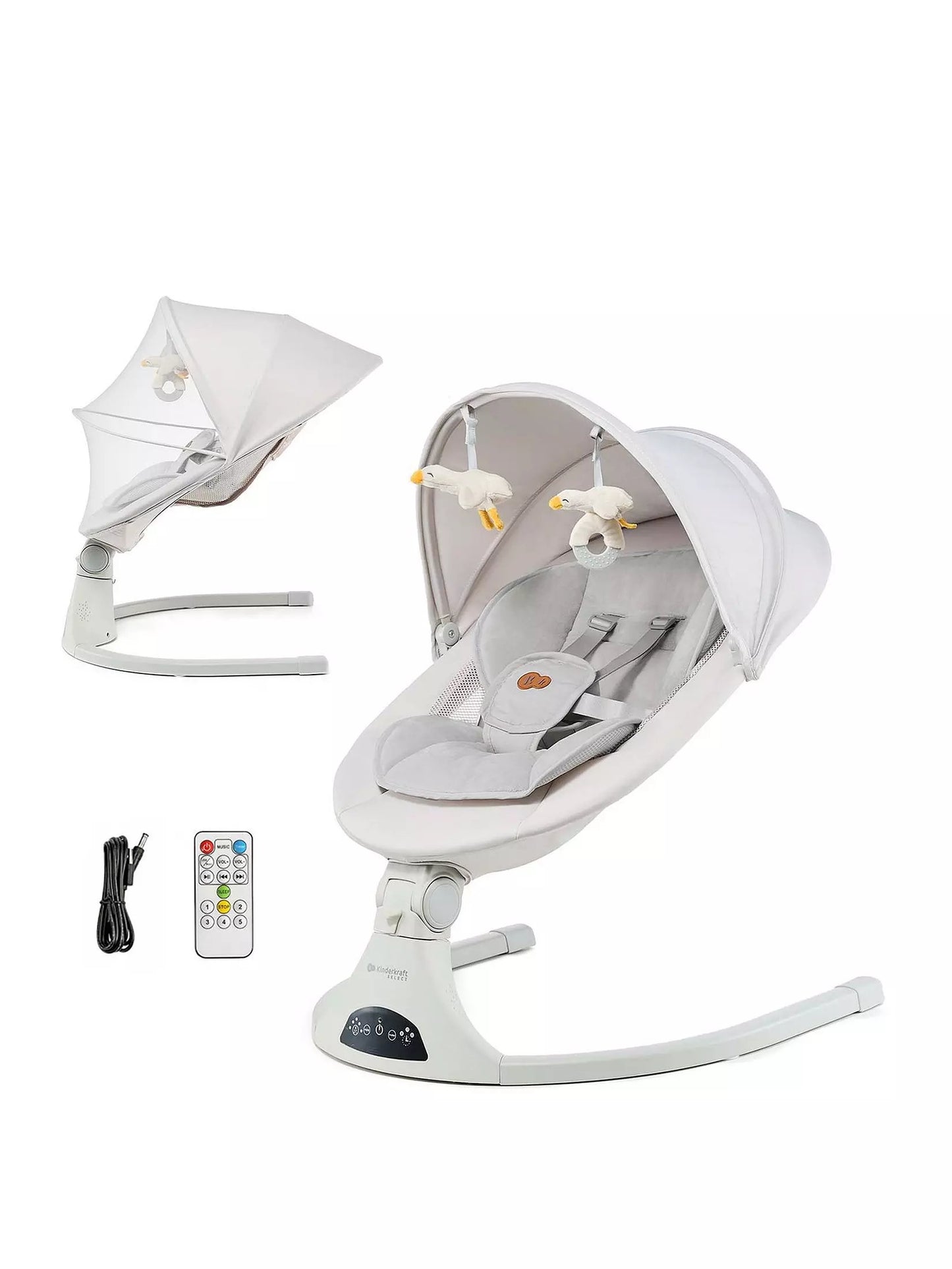 Tulsy: 2-in-1 Electric Rocker & Bouncer (Beige)