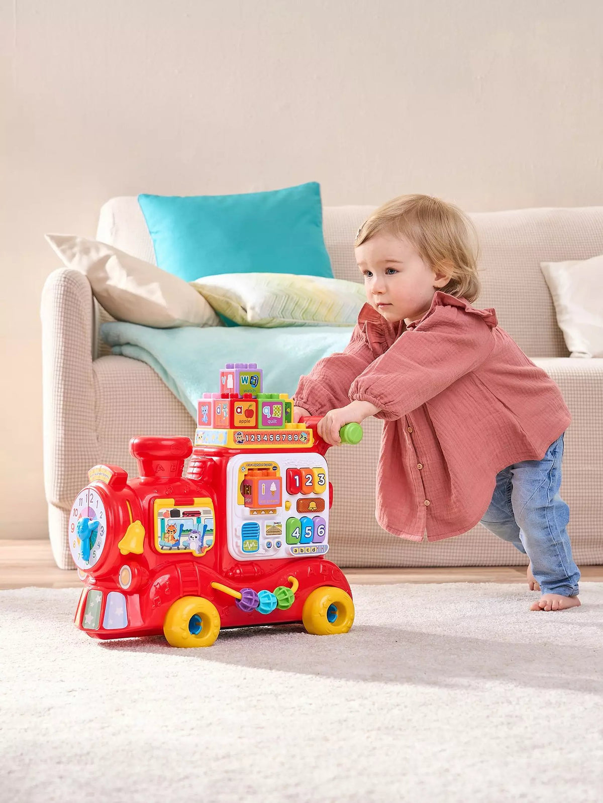 VTech 4-in-1 Alphabet Express Train Kids Ride-On