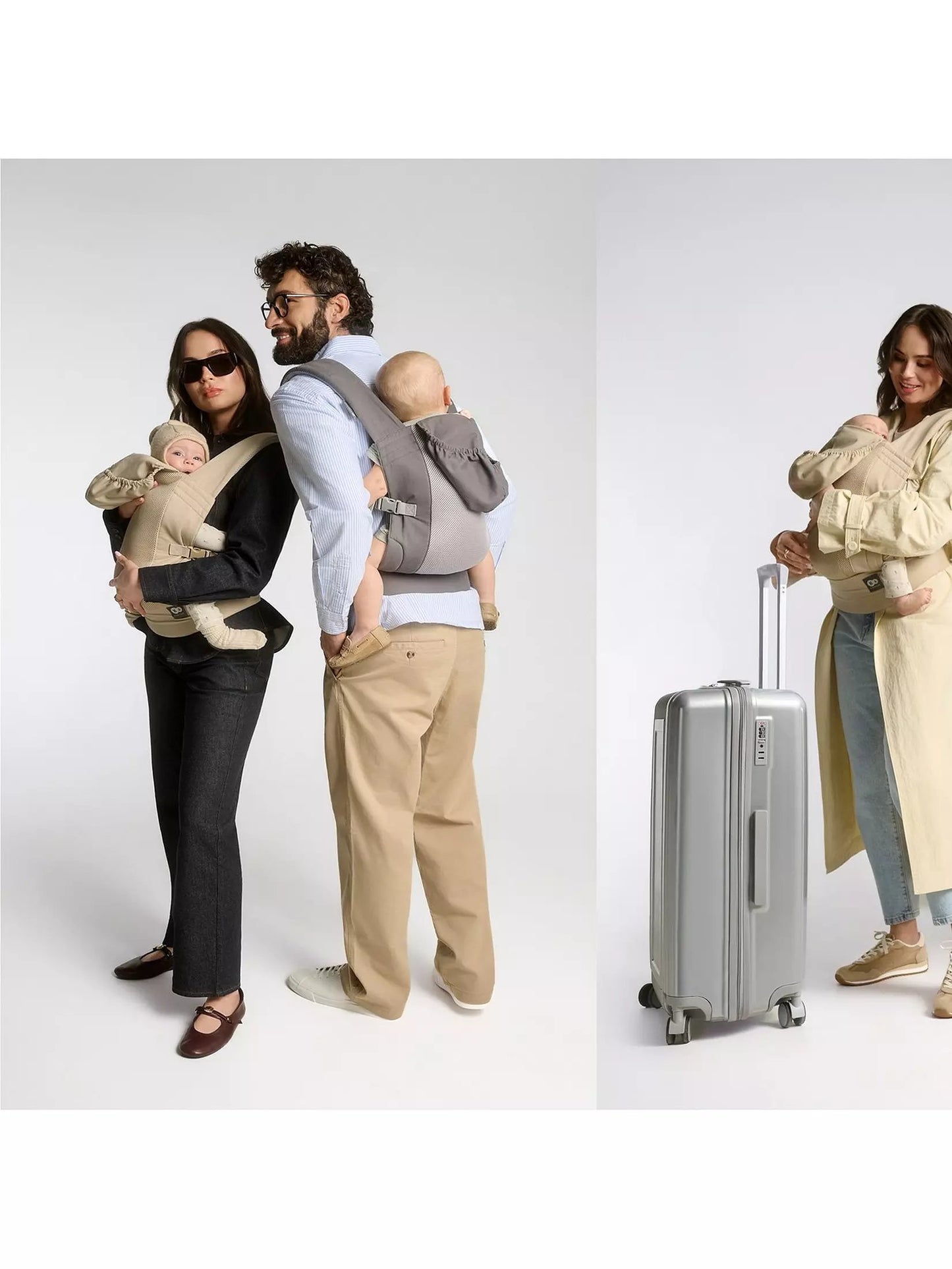 Kinderkraft: CARRYBEE Ergonomic Baby Carrier (Beige)