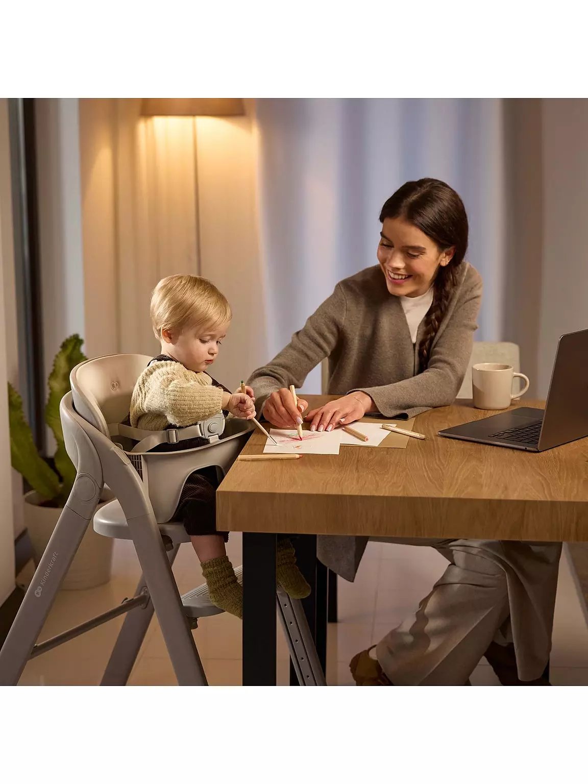 Kinderkraft: TINO High Chair - Beige