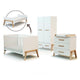 CANAILLE 3-Piece Nursery Room Set - White & Beech Wood - Save 15% OFF on this complete nursery bundle!